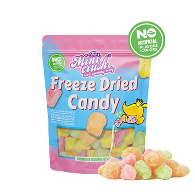 I-freeze ang Dried Crunchy Bears (Natural na Kulay)